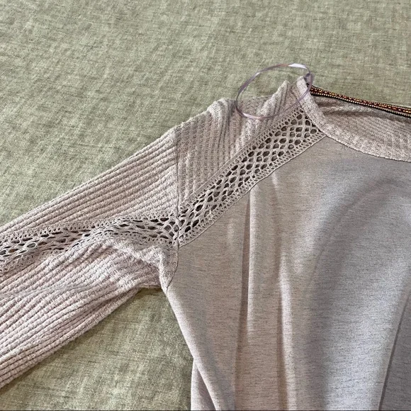 Knox Rose Lilac Purple Long Sleeve Blouse Size Medium - Picture 5 of 11